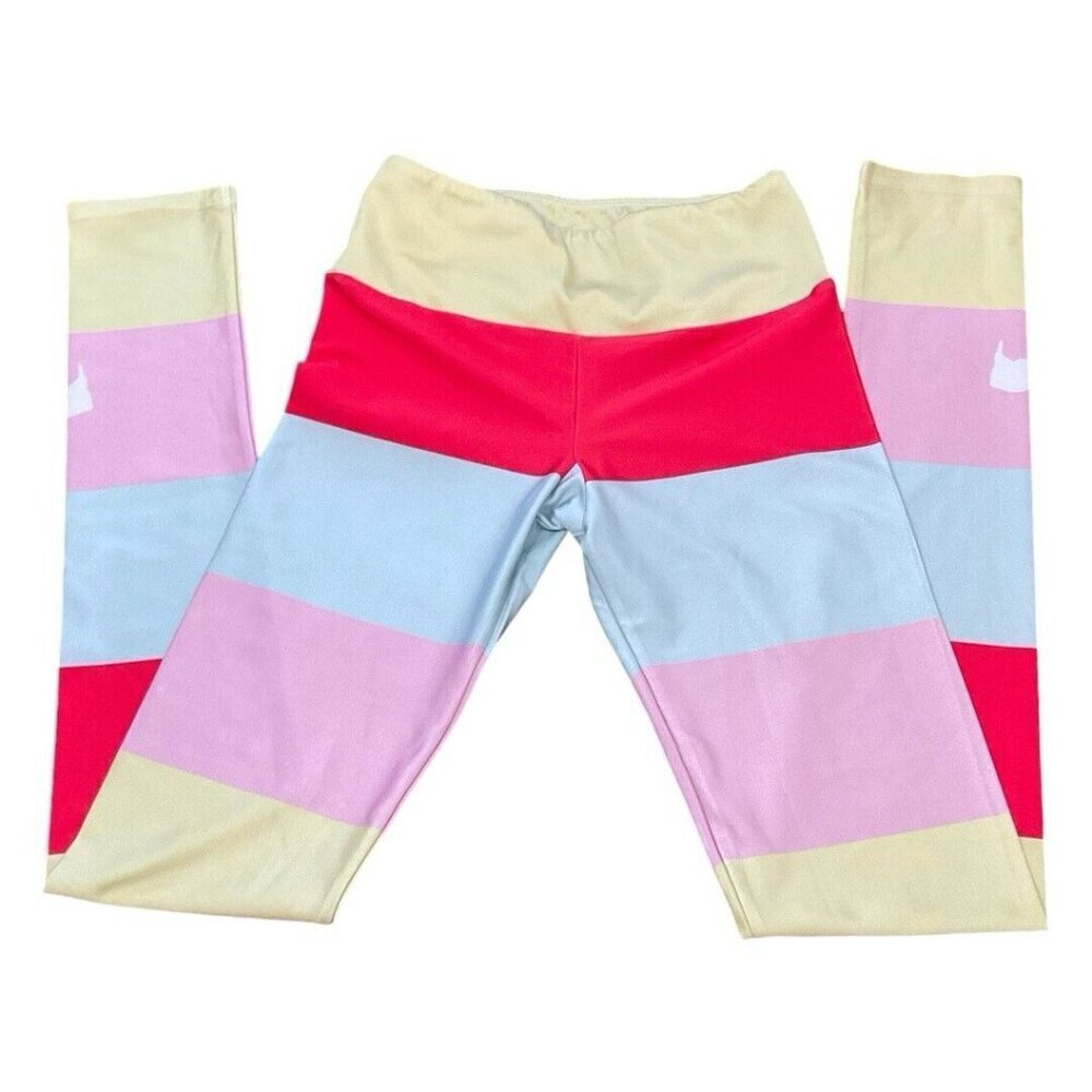 Goldsheep Multicolor Striped Leggings